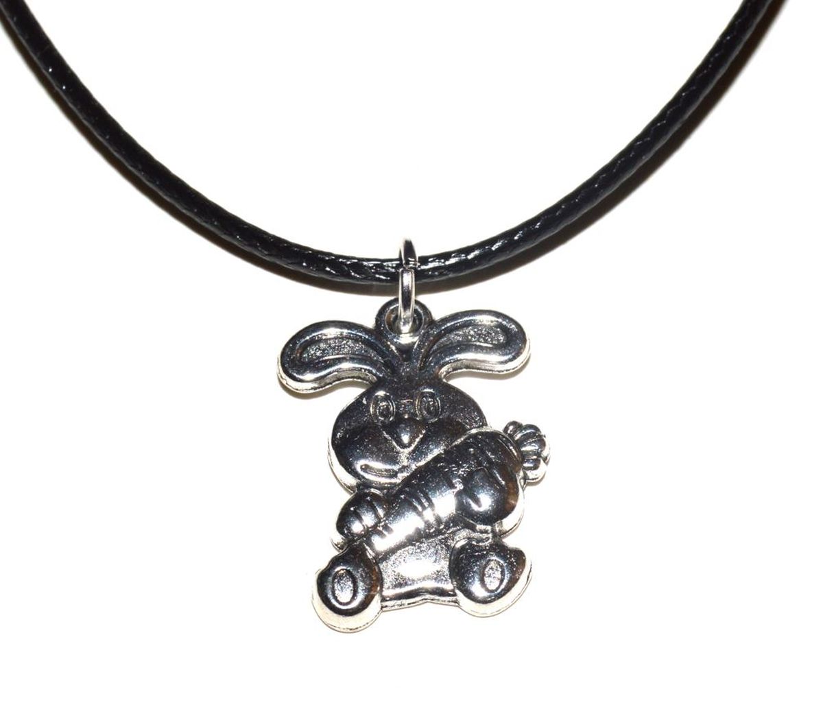 Hase Anhänger mit Kette 42cm + 5cm