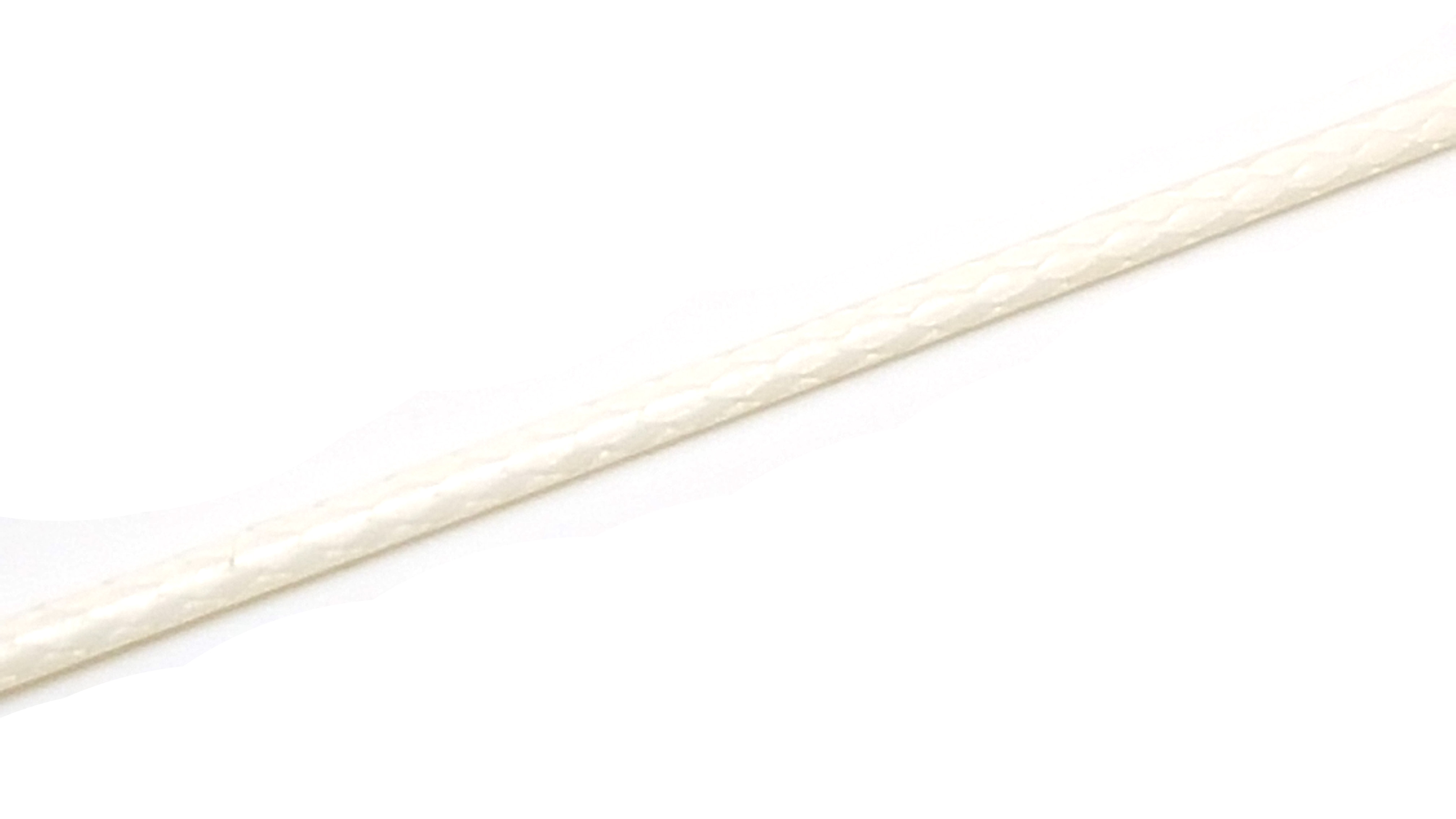 Leder Kette in Weiß