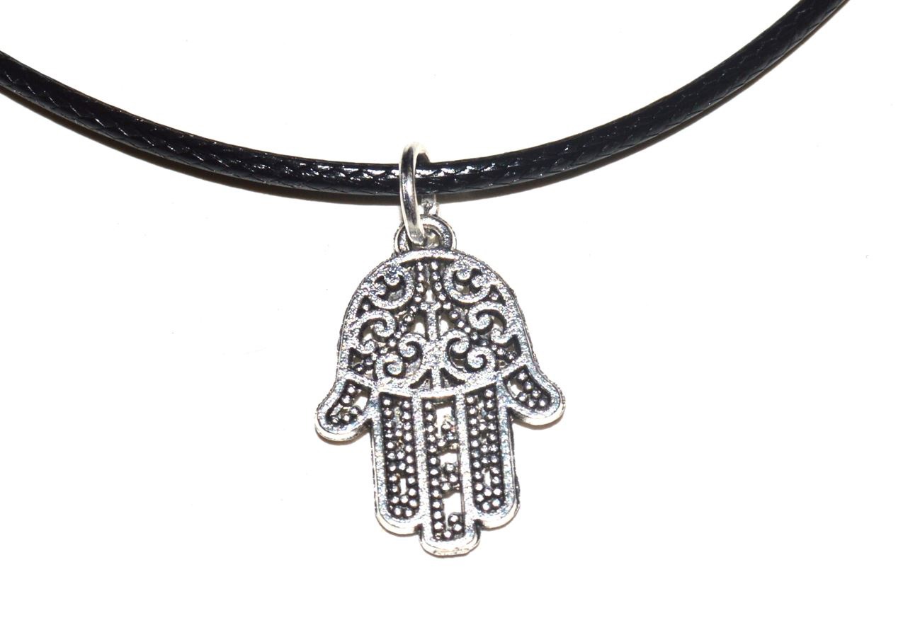 Fatimas Hand Anhänger mit Kette 42cm + 5cm