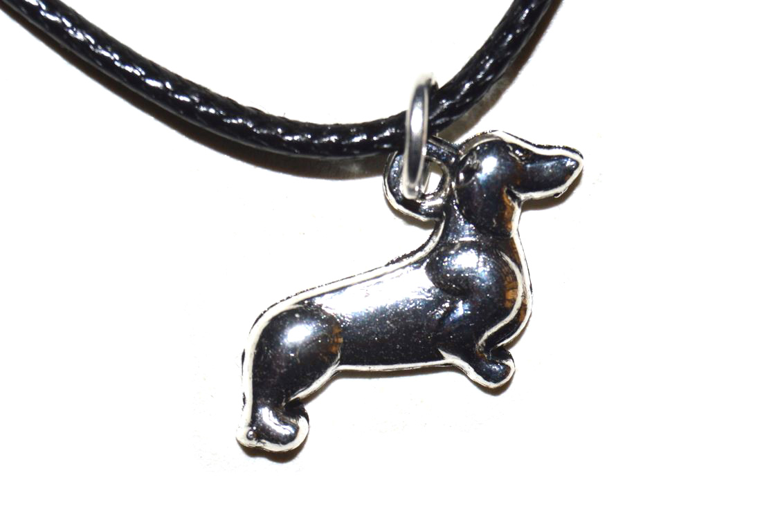 Dackel / Hunde Anhänger mit Kette