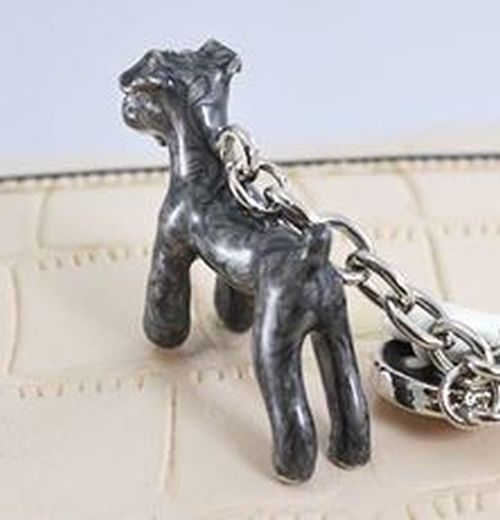 Hund Schnauzer Schlüsselanhänger / Taschenanhänger