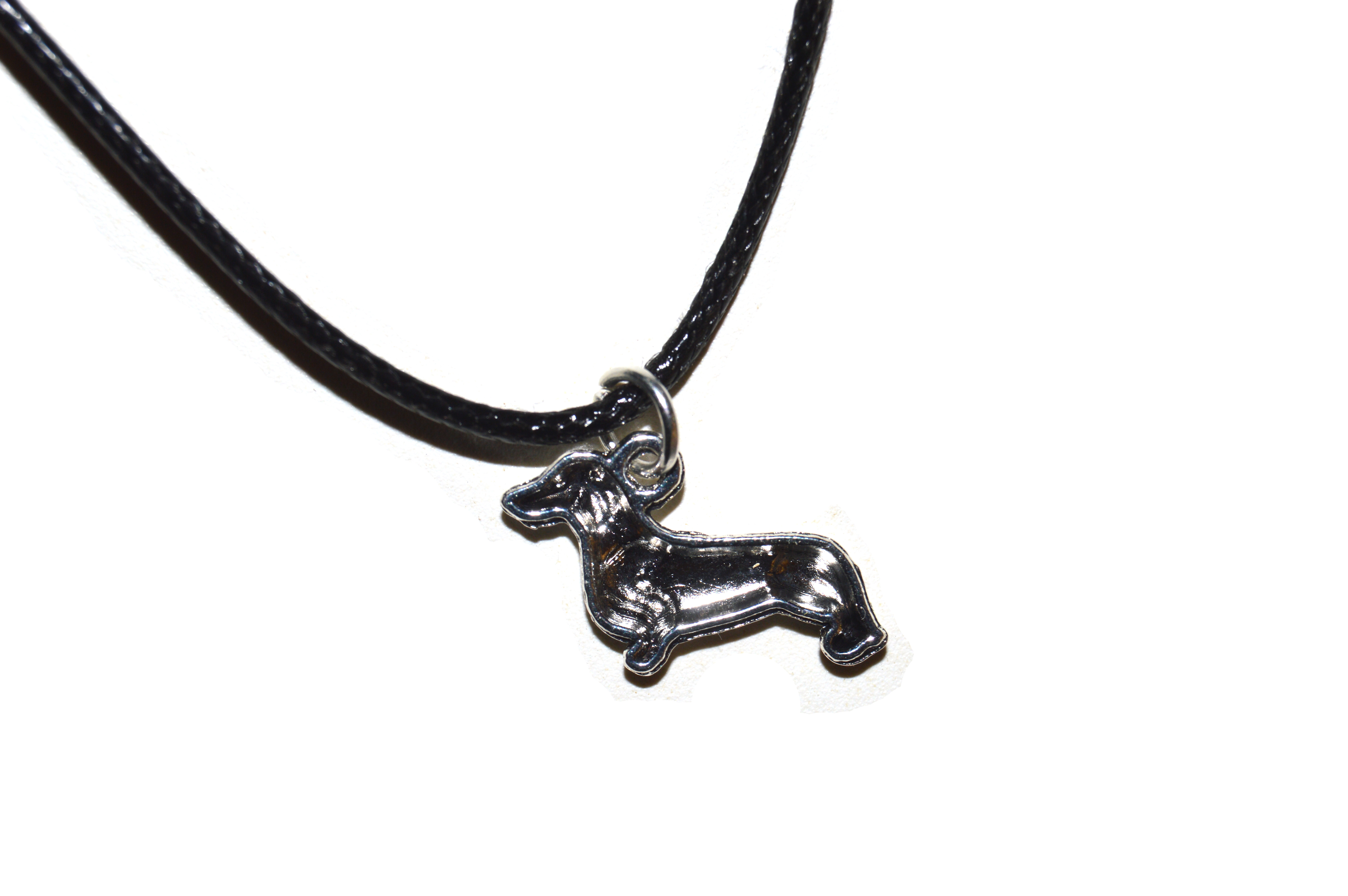 Dackel / Hunde Anhänger mit Kette