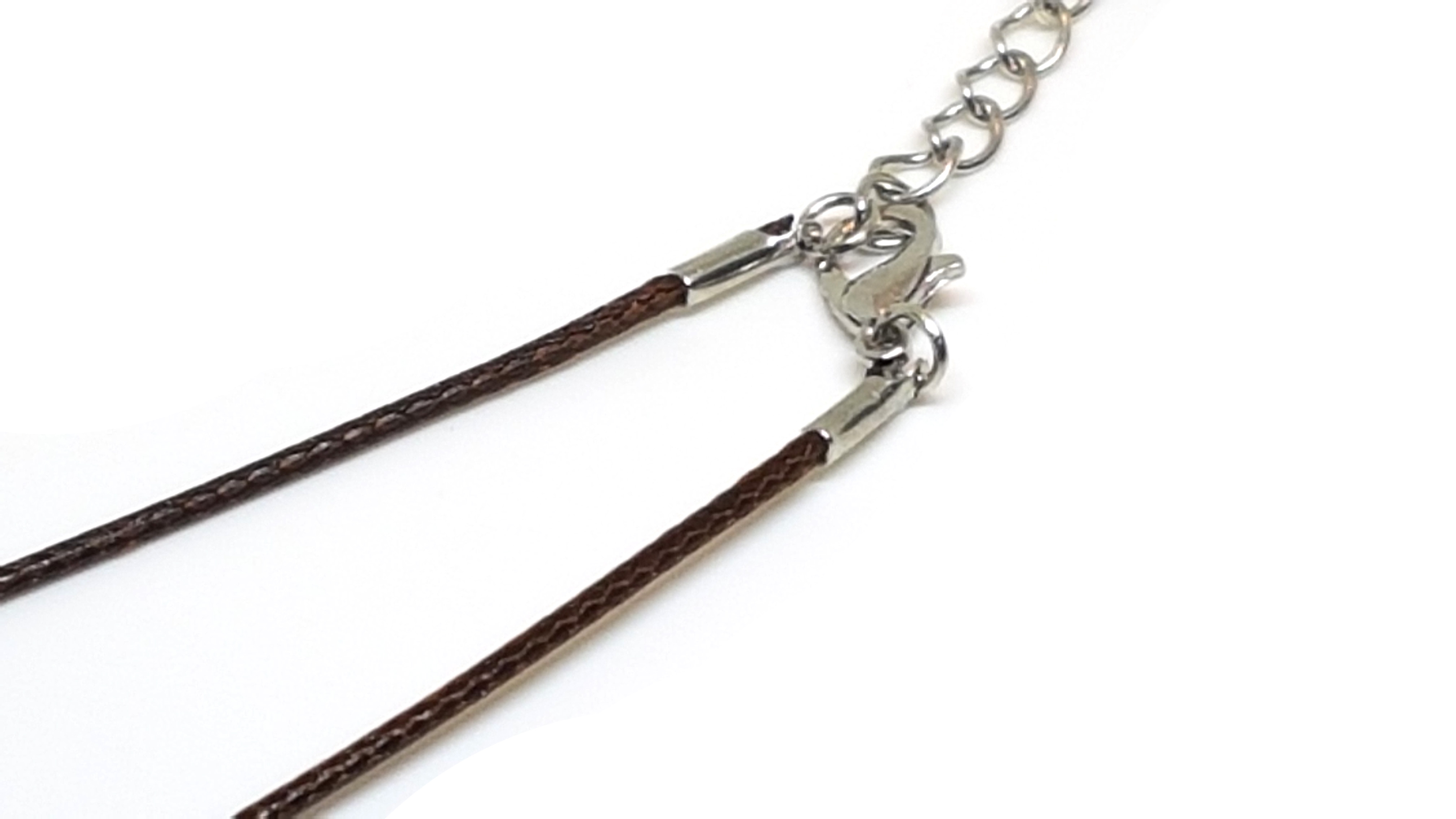 Leder Kette in Braun