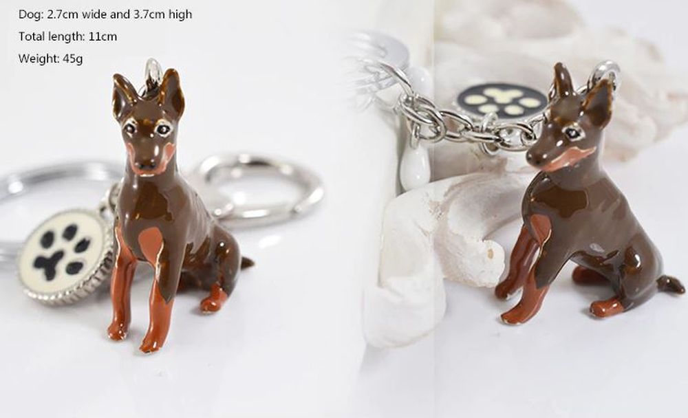 Dobermann Schlüßelanhänger / Taschenanhänger