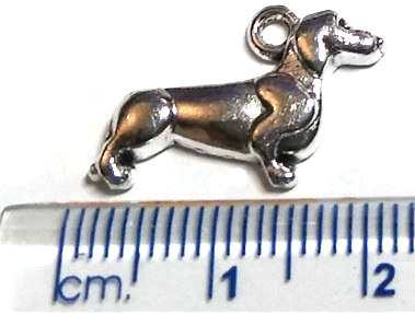 Dackel / Hunde Anhänger mit Kette