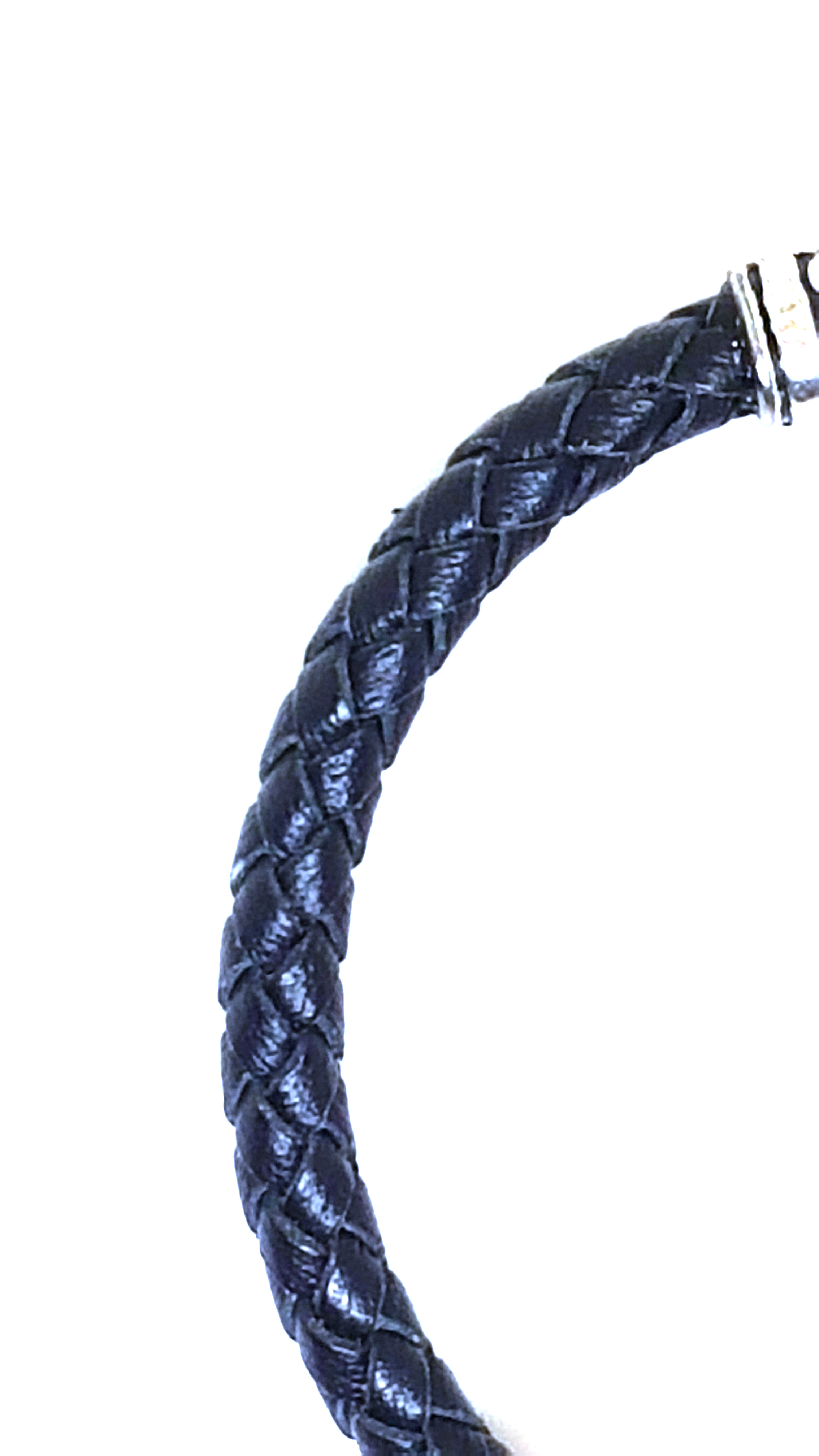 Armband aus echt Leder mit echten Süßwasserperlen von Lanzarote (Handarbeit)