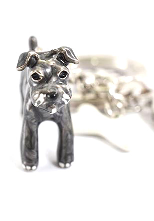 Hund Schnauzer Schlüsselanhänger / Taschenanhänger