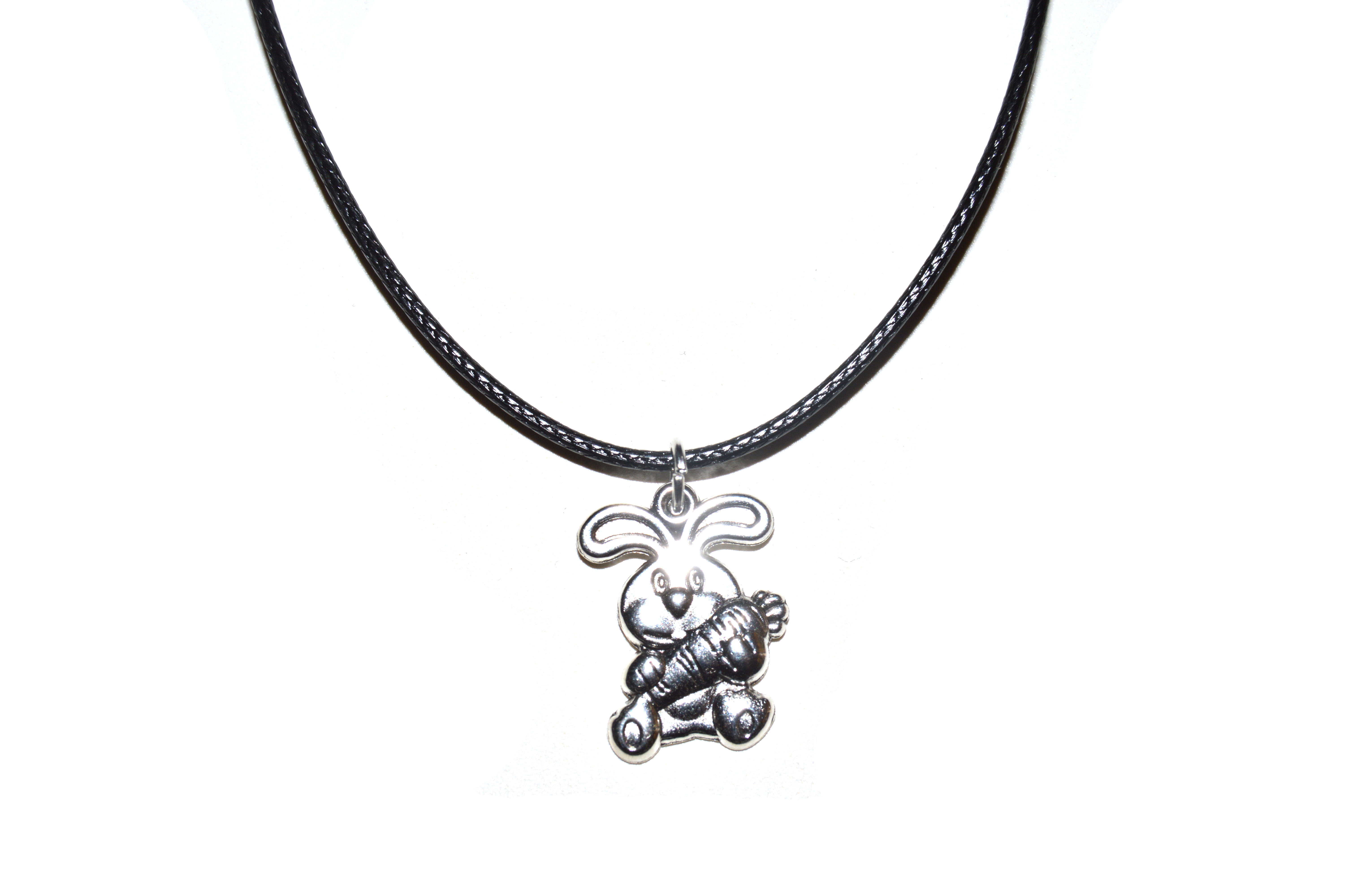 Hase Anhänger mit Kette 42cm + 5cm