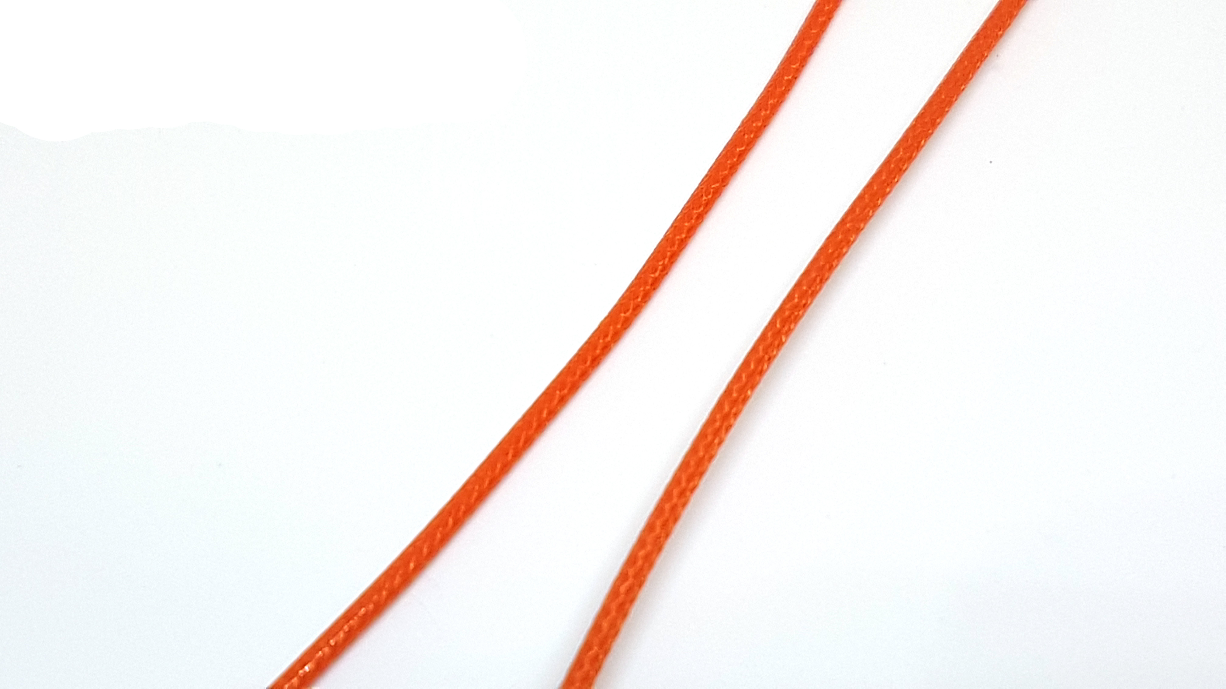 Leder Kette in Orange