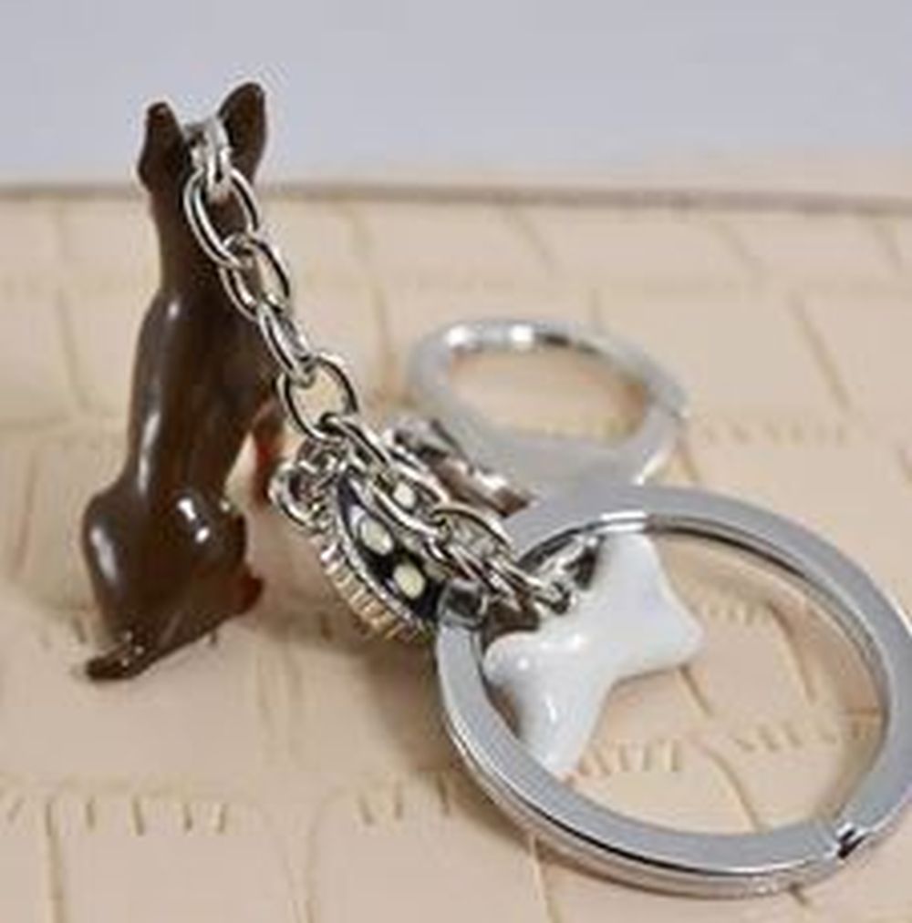 Dobermann Schlüßelanhänger / Taschenanhänger