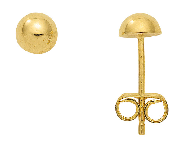 Kugel Ohrstecker aus 333 Gold