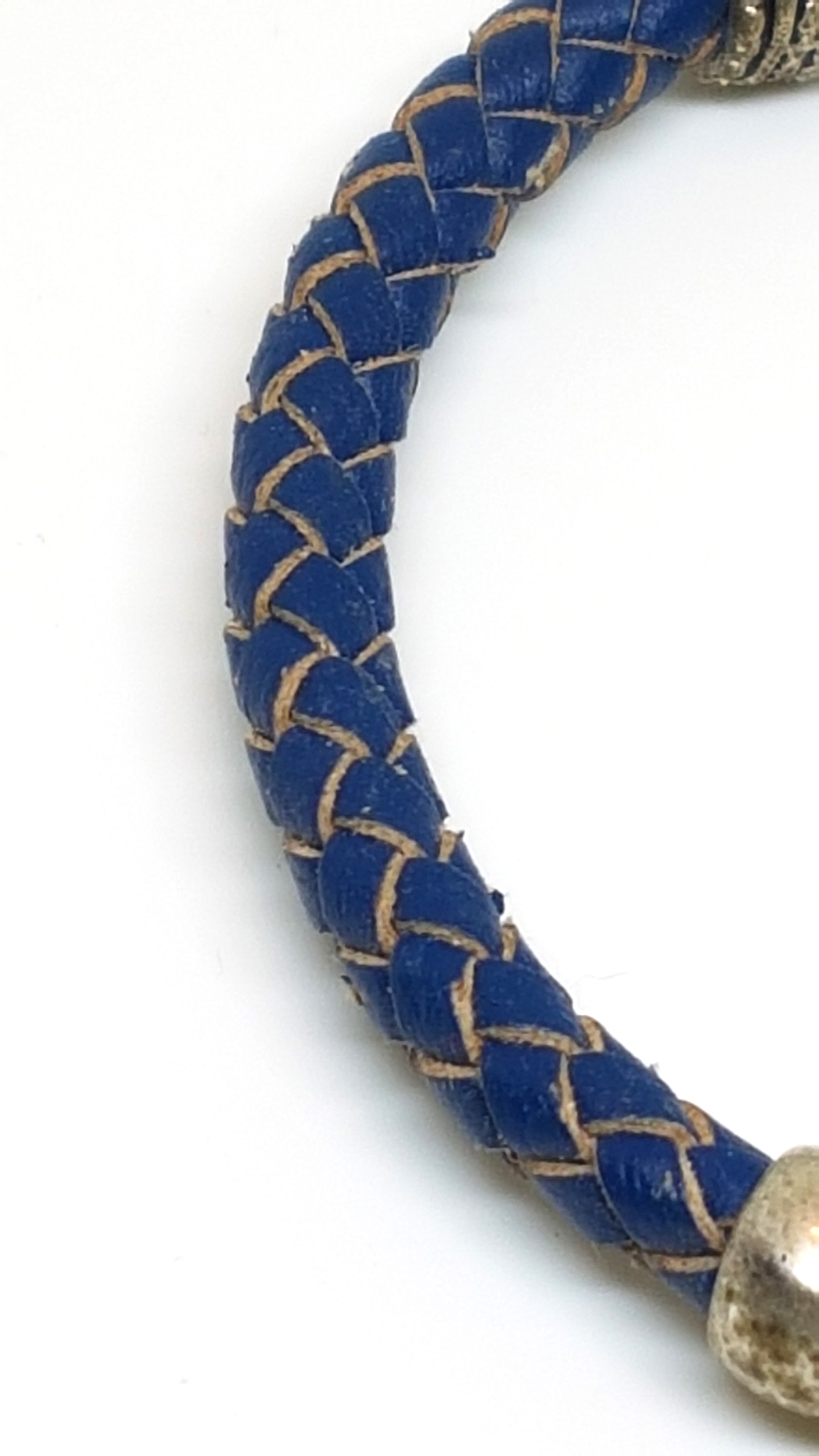 Armband aus echt Leder mit echten Lava Steinen und Türkis von Lanzarote (Handarbeit)