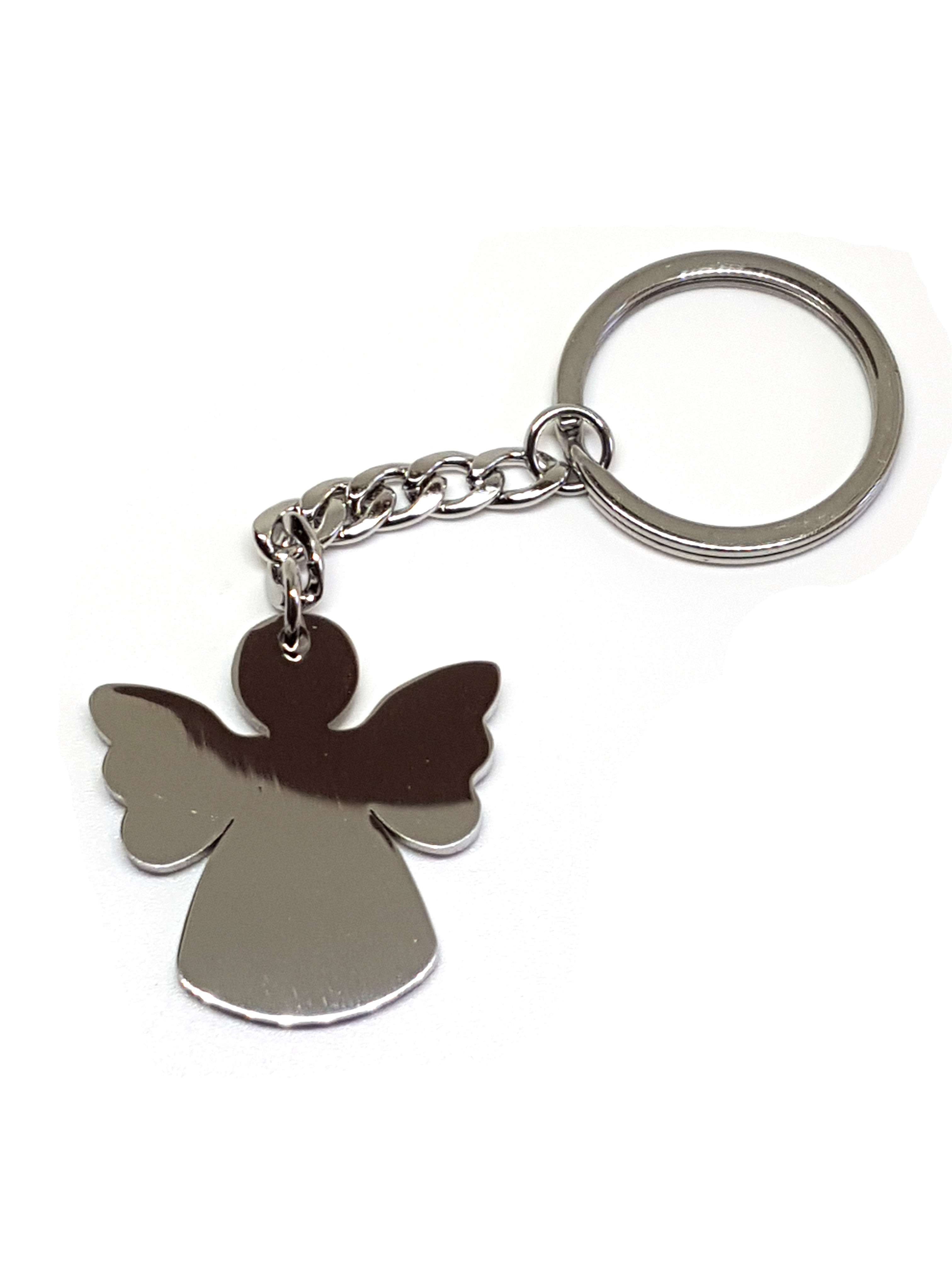 Engel aus Edelstahl Schlüsselanhänger,Taschenanhänger