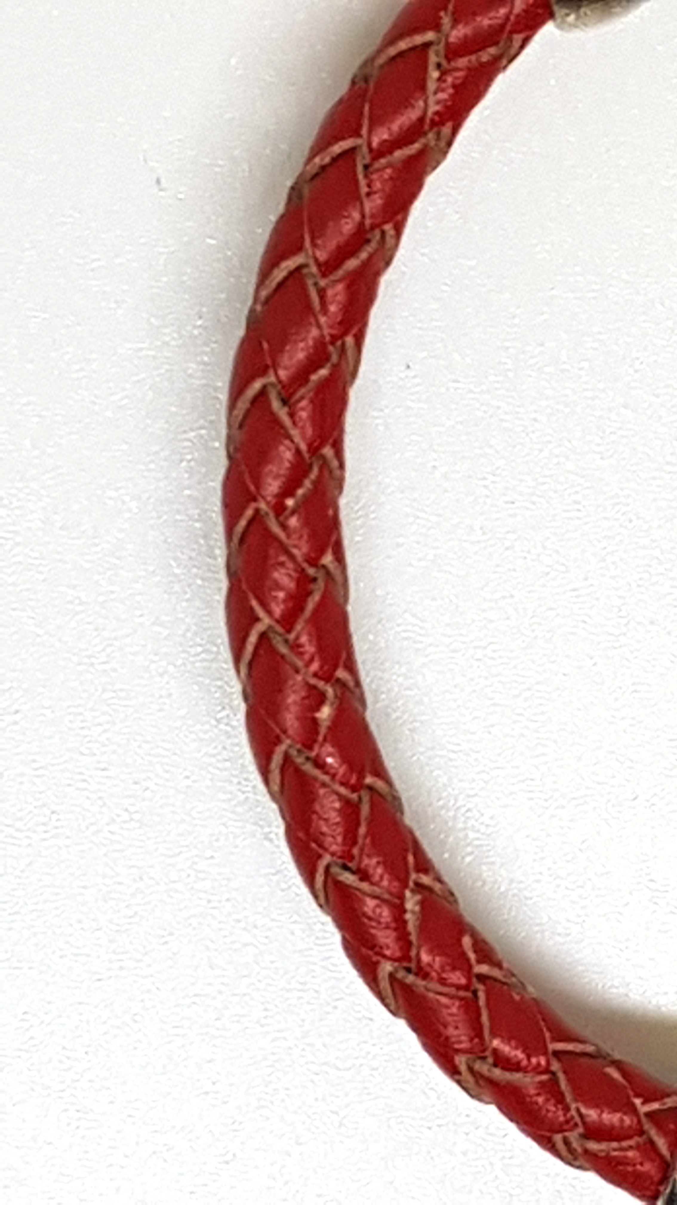 Armband aus echt Leder mit echten Süßwasserperlen von Lanzarote (Handarbeit)