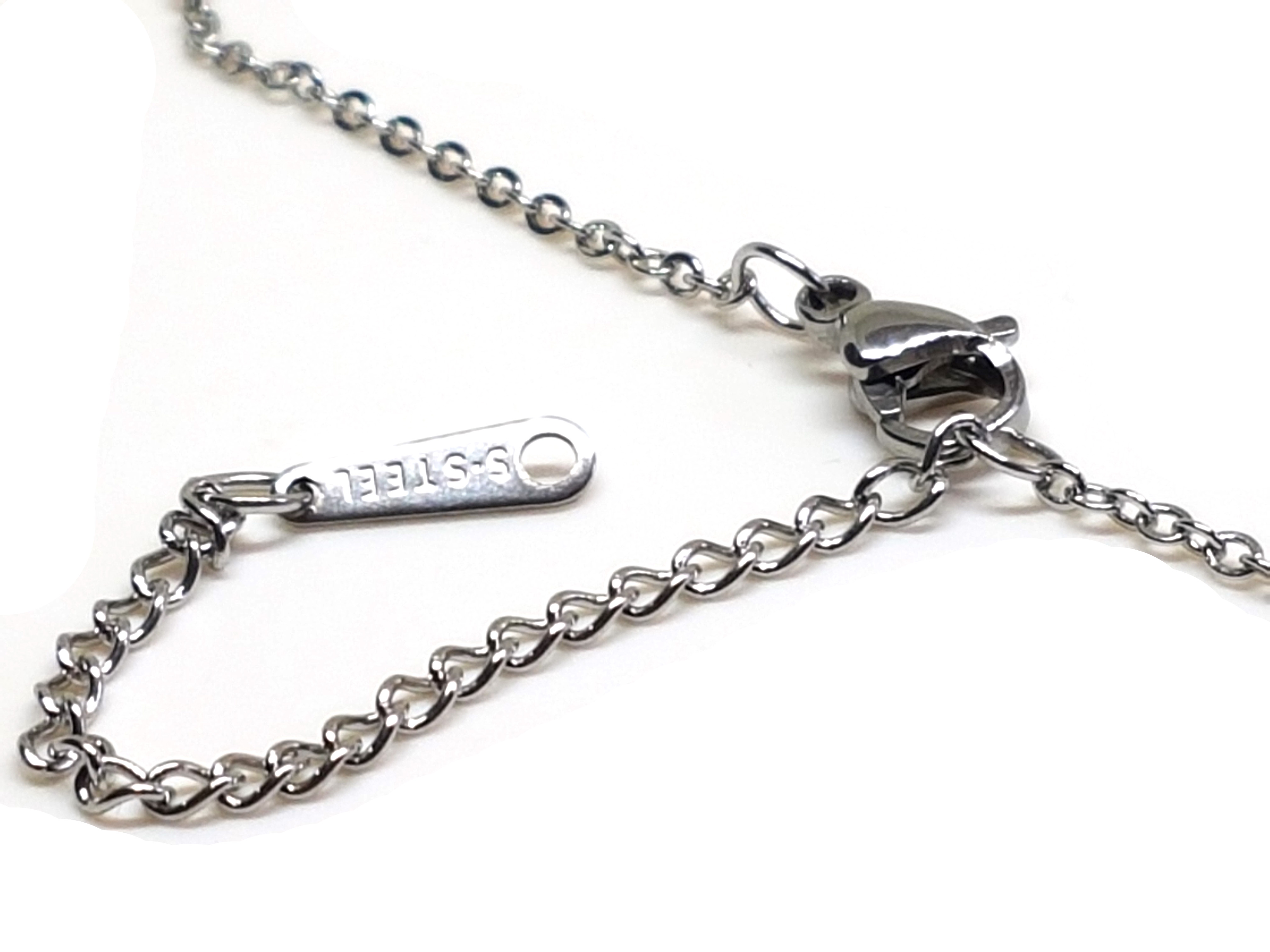 Herz Collier aus Edelstahl mit Zirkonia