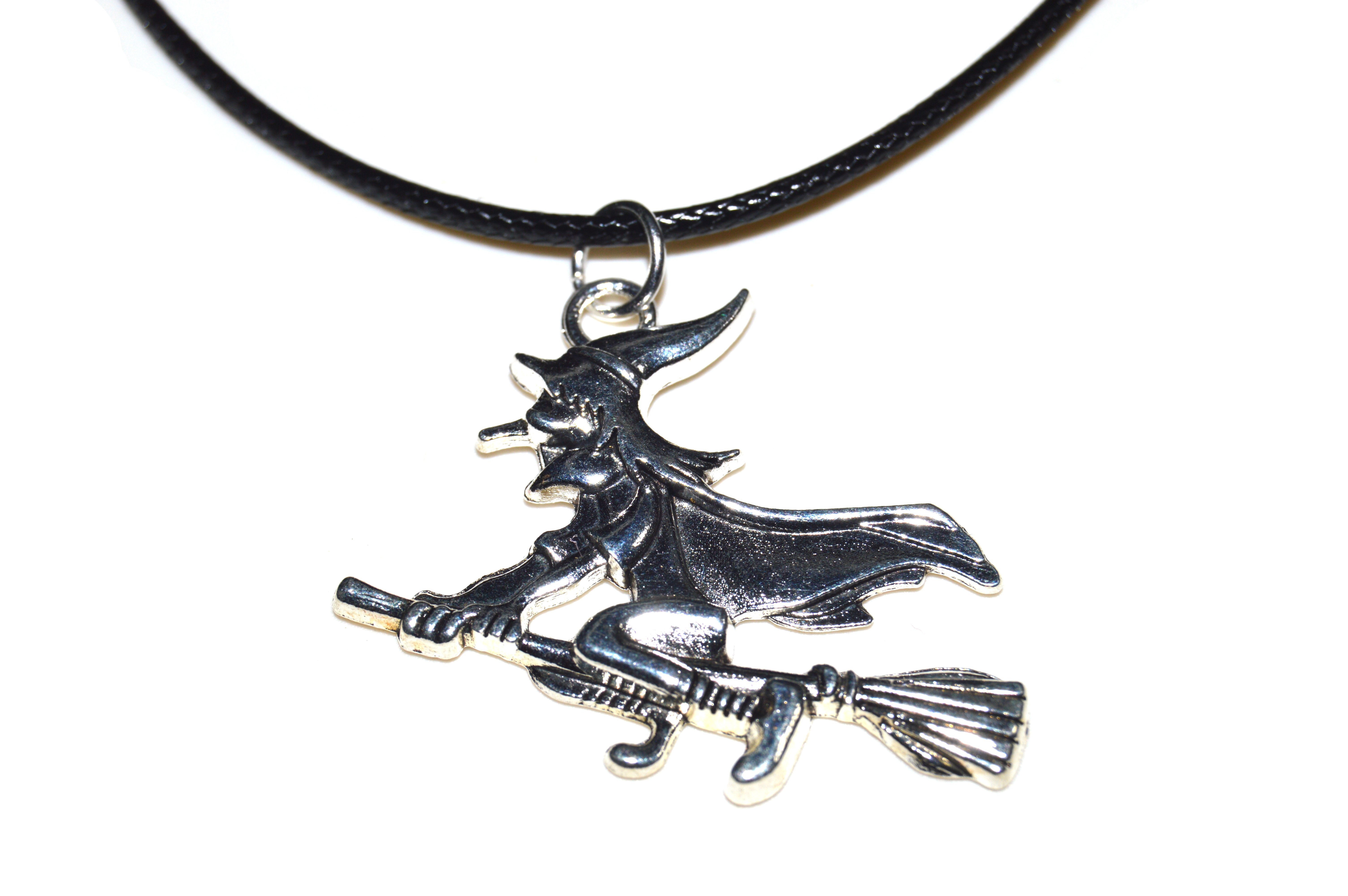 Hexe Anhänger mit Kette