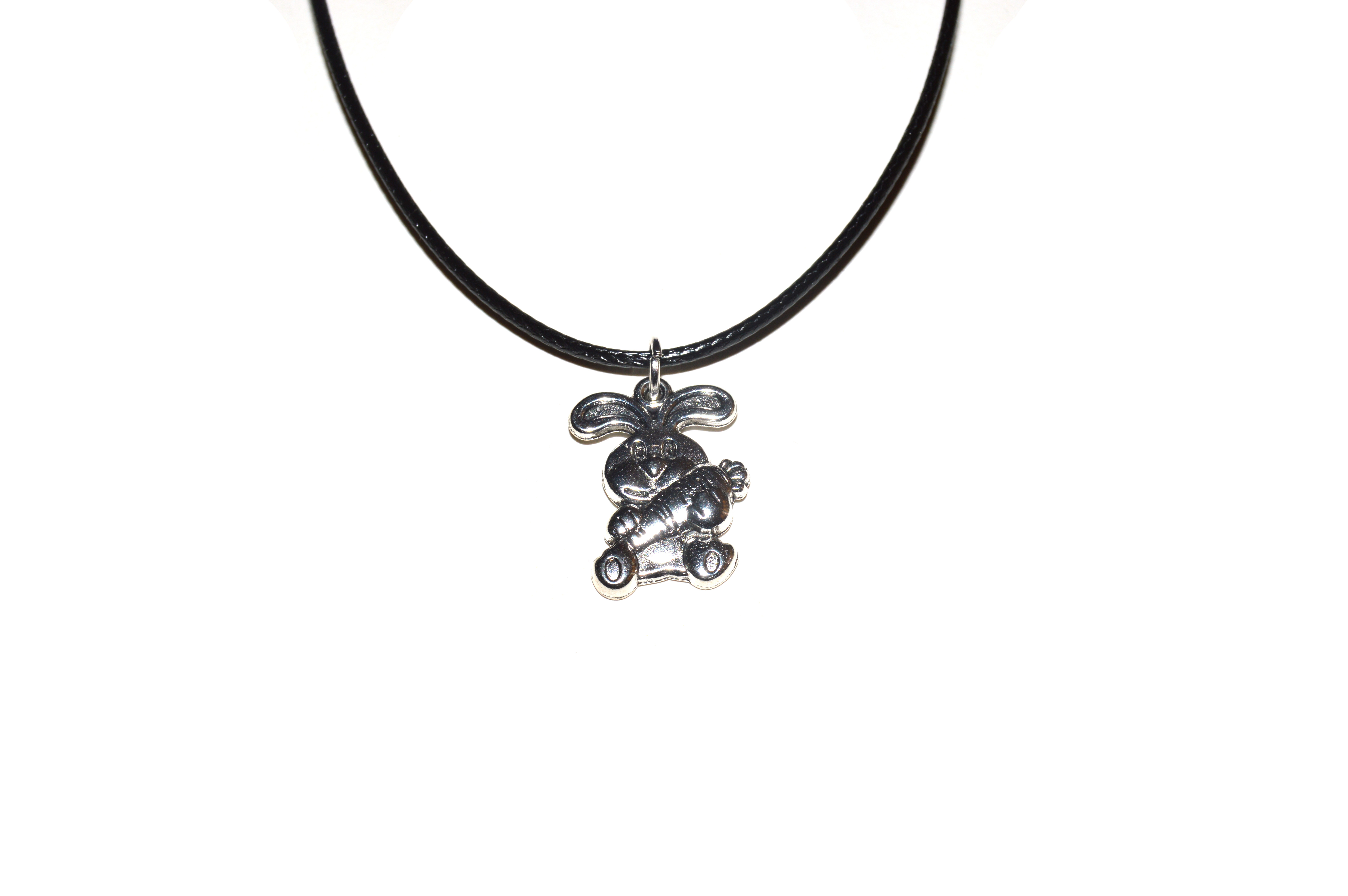 Hase Anhänger mit Kette 42cm + 5cm