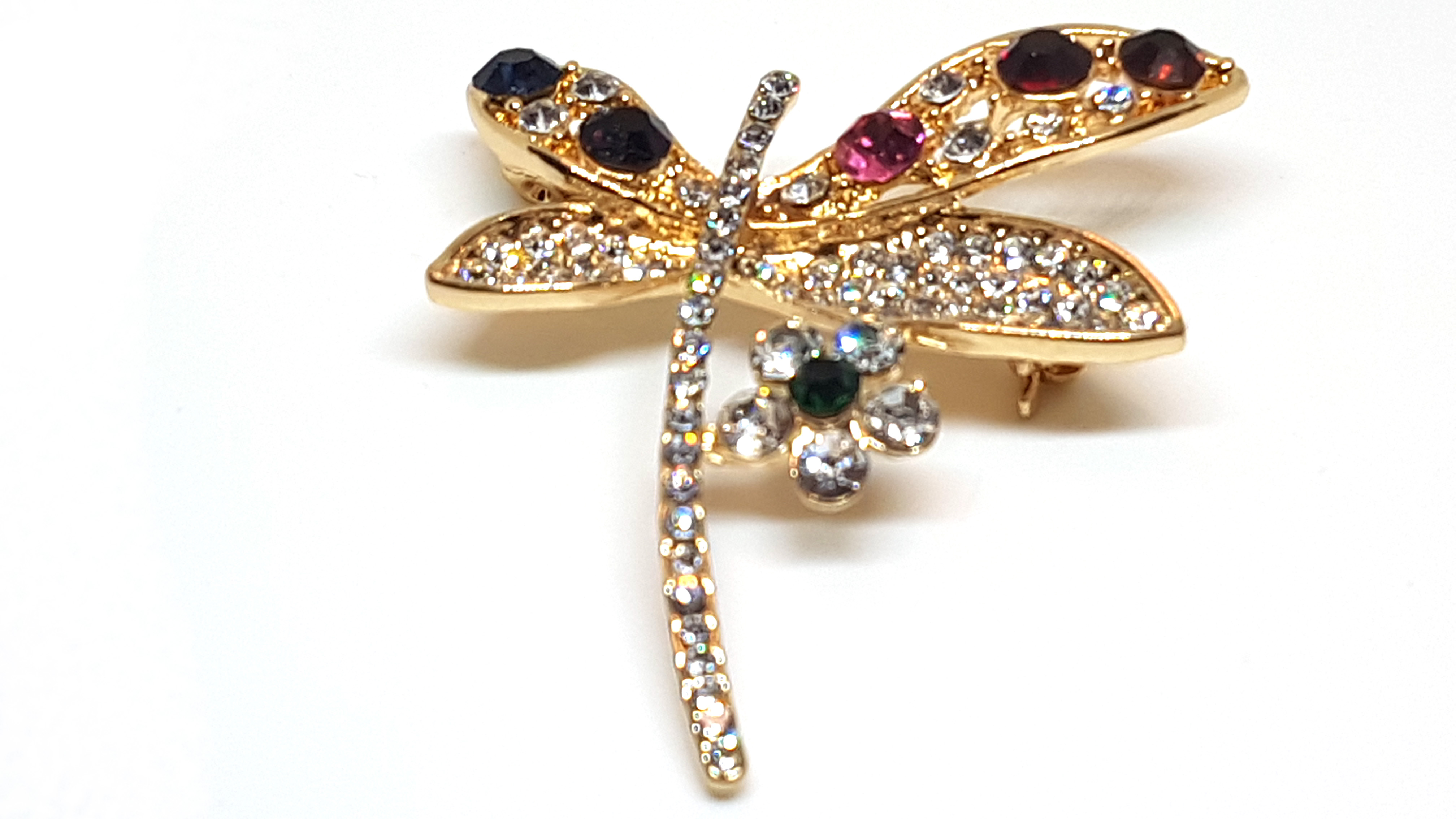 Schmetterling Brosche/Anstecknadel mit Strass