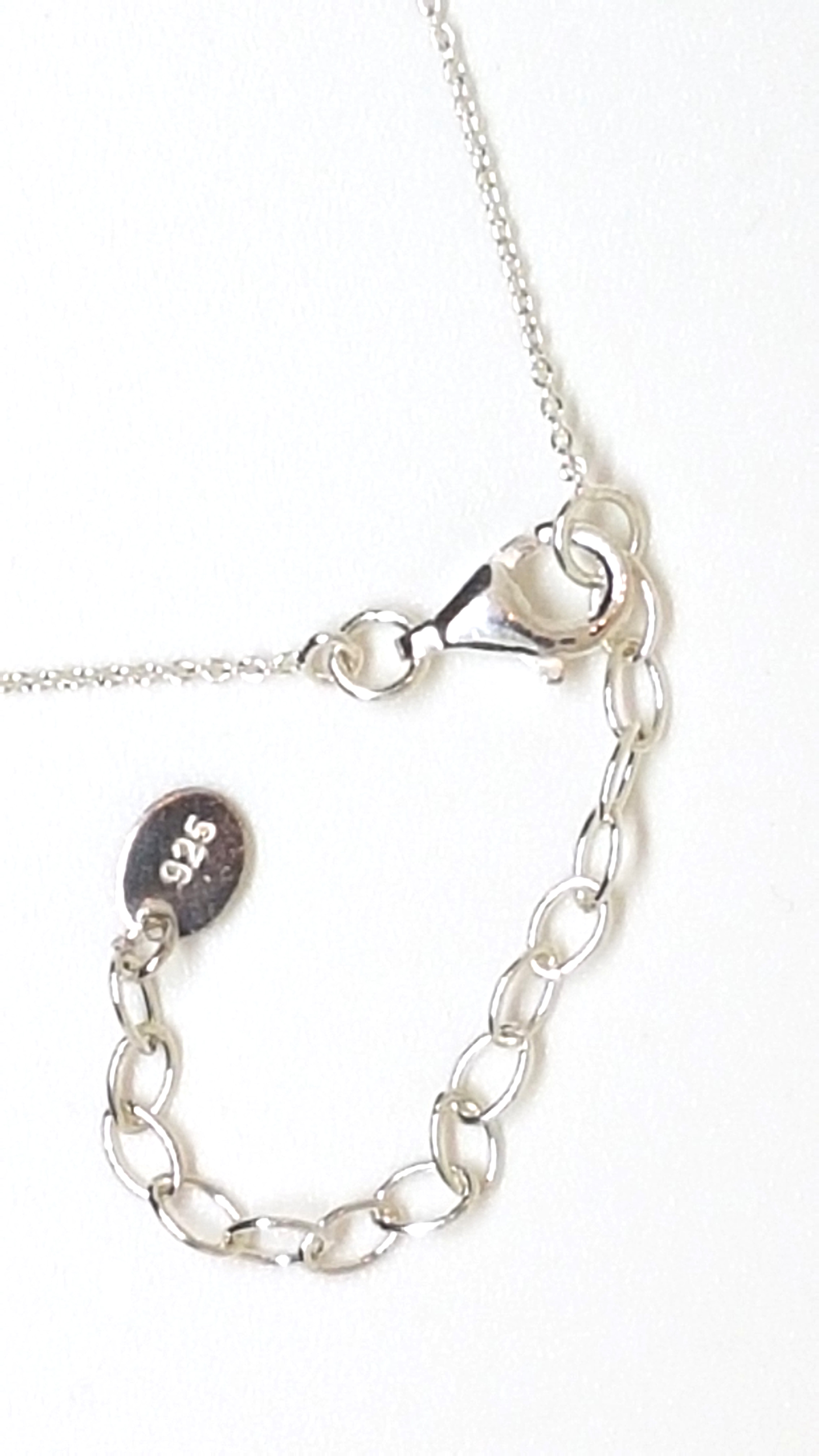 Feder Collier aus 925 Echt Silber