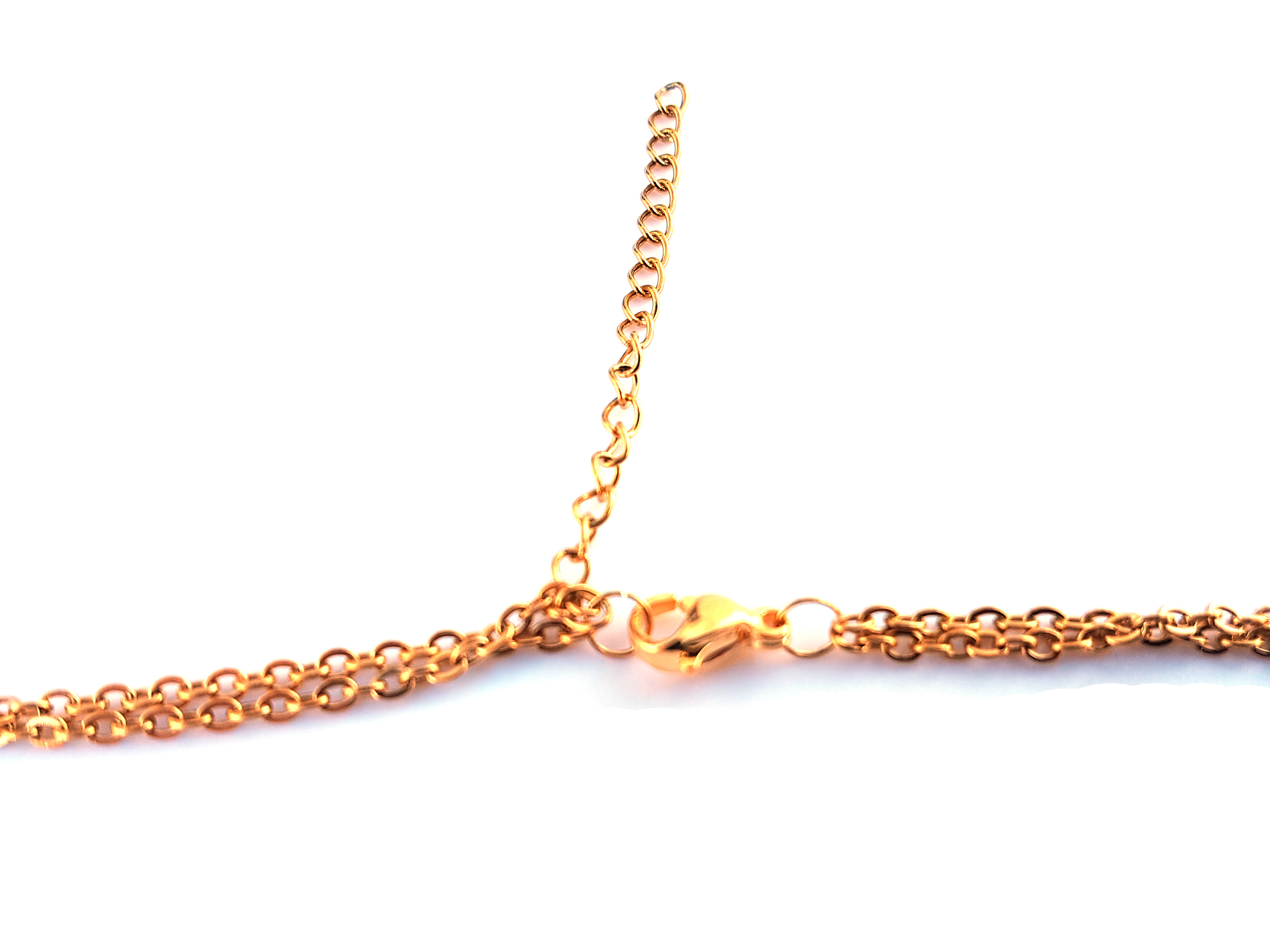 Fatimas Hand: Schützende Hand gegen das Böse Anhänger mit Kette aus Edelstahl