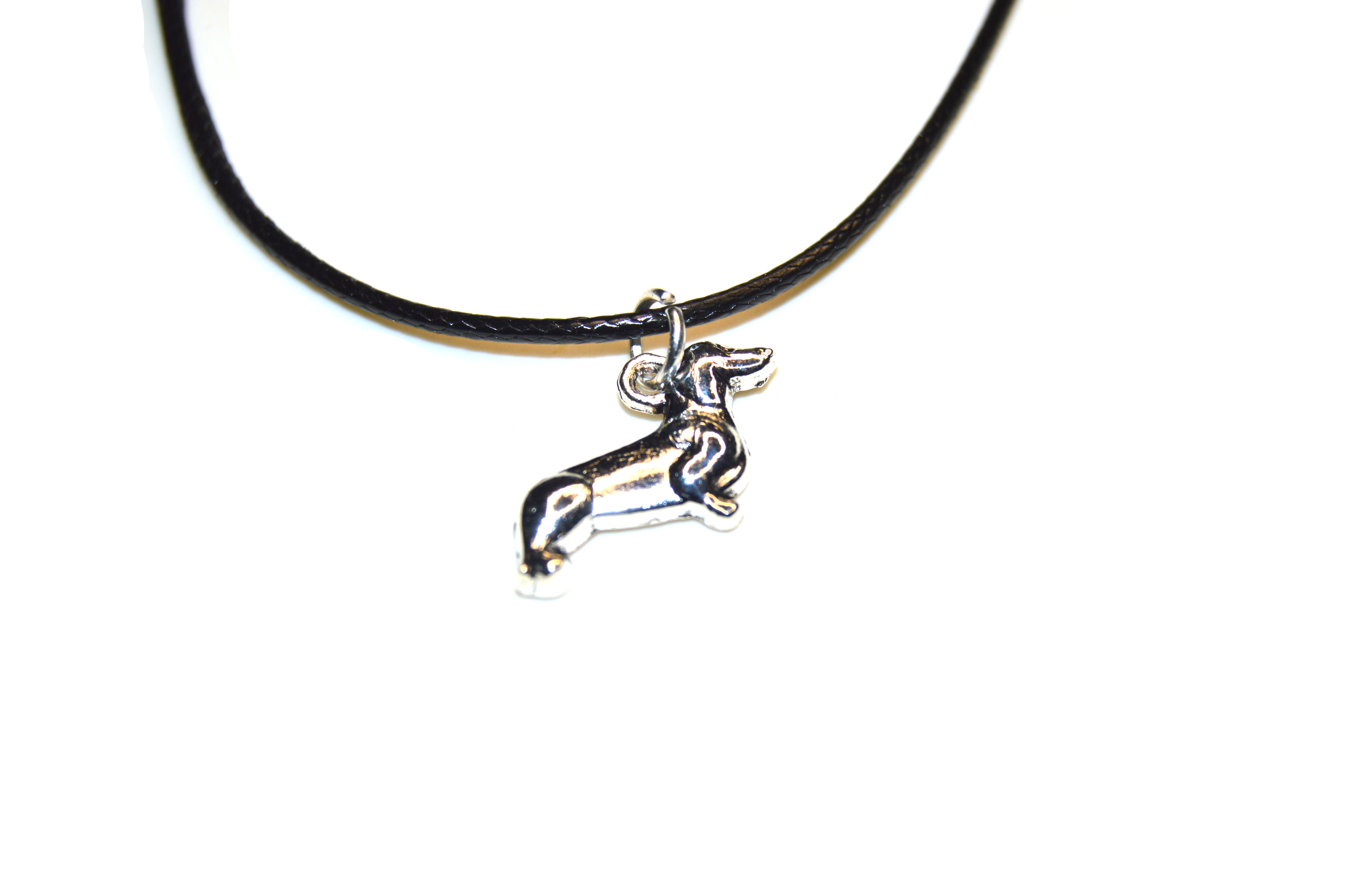 Dackel / Hunde Anhänger mit Kette