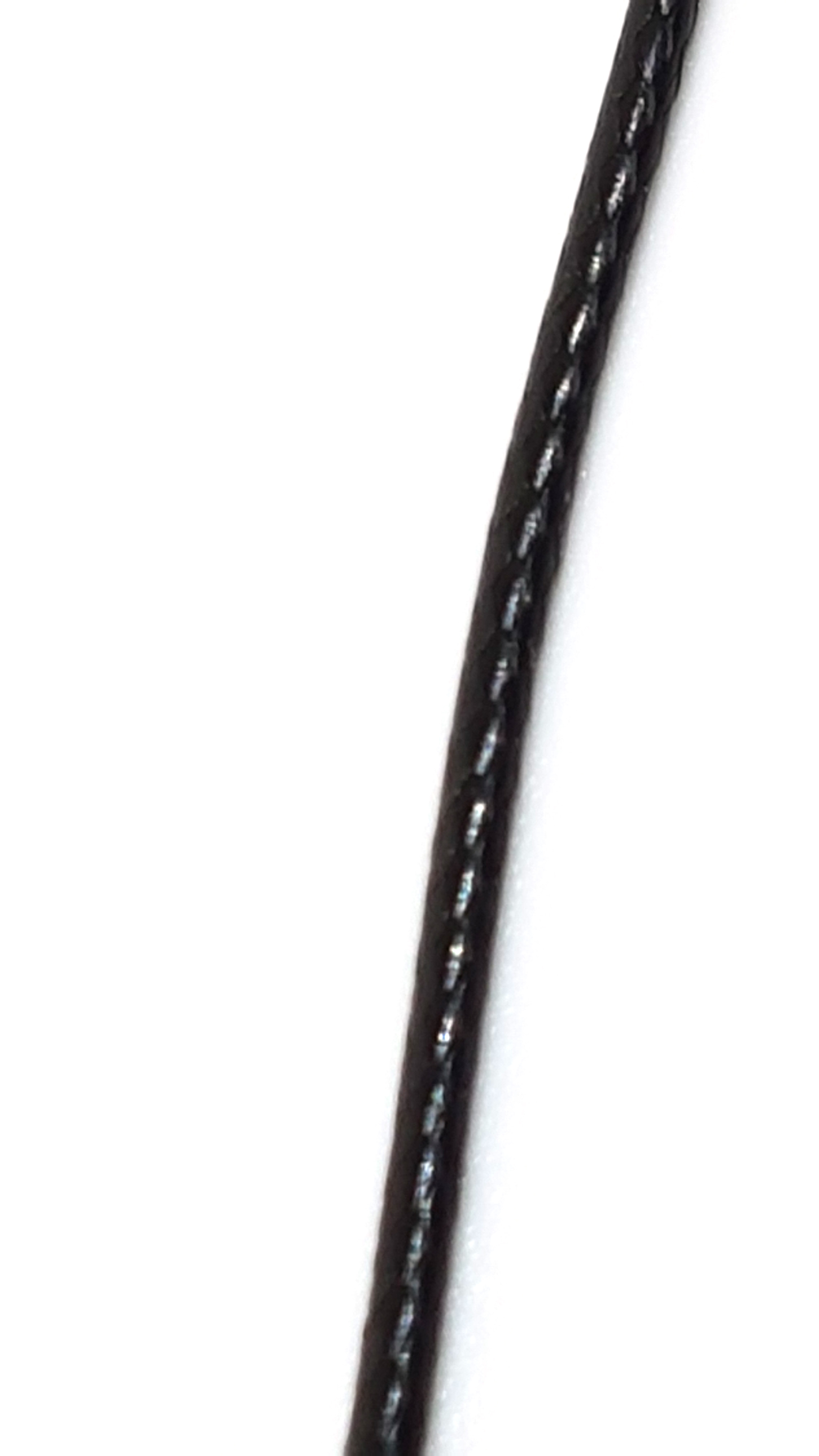 Leder Kette in Schwarz