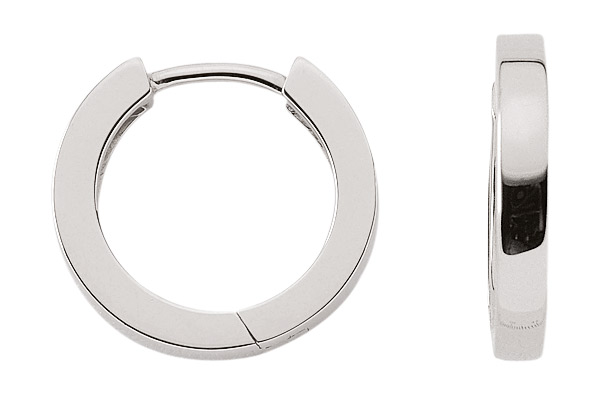 Creolen aus 585 Weißgold 14 Karat