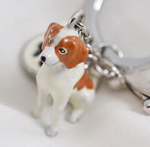 Jack Russell Terrier Beagle Schlüsselanhänger / Taschenanhänger