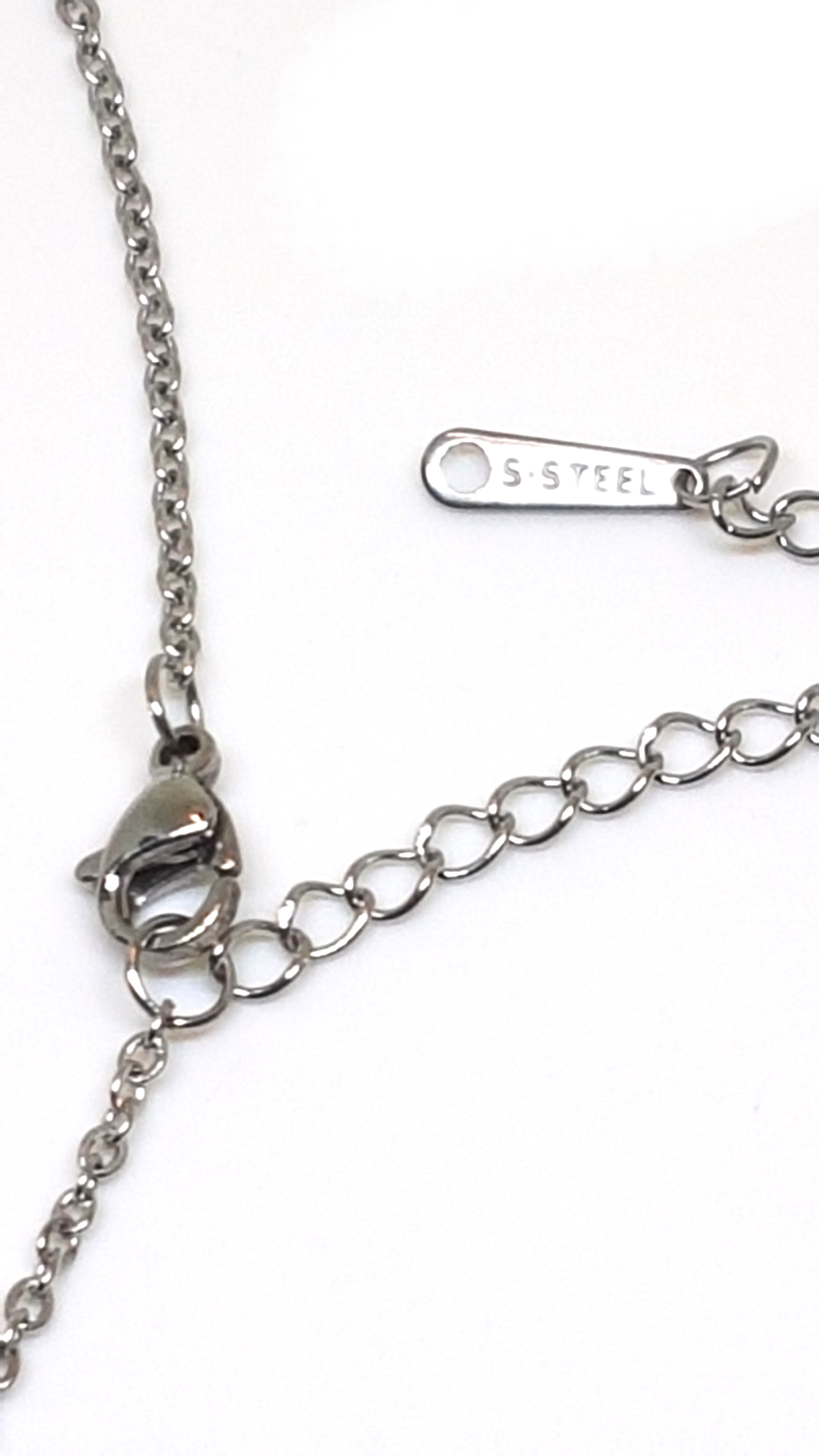 Collier Kette mit Anhänger aus Edelstahl