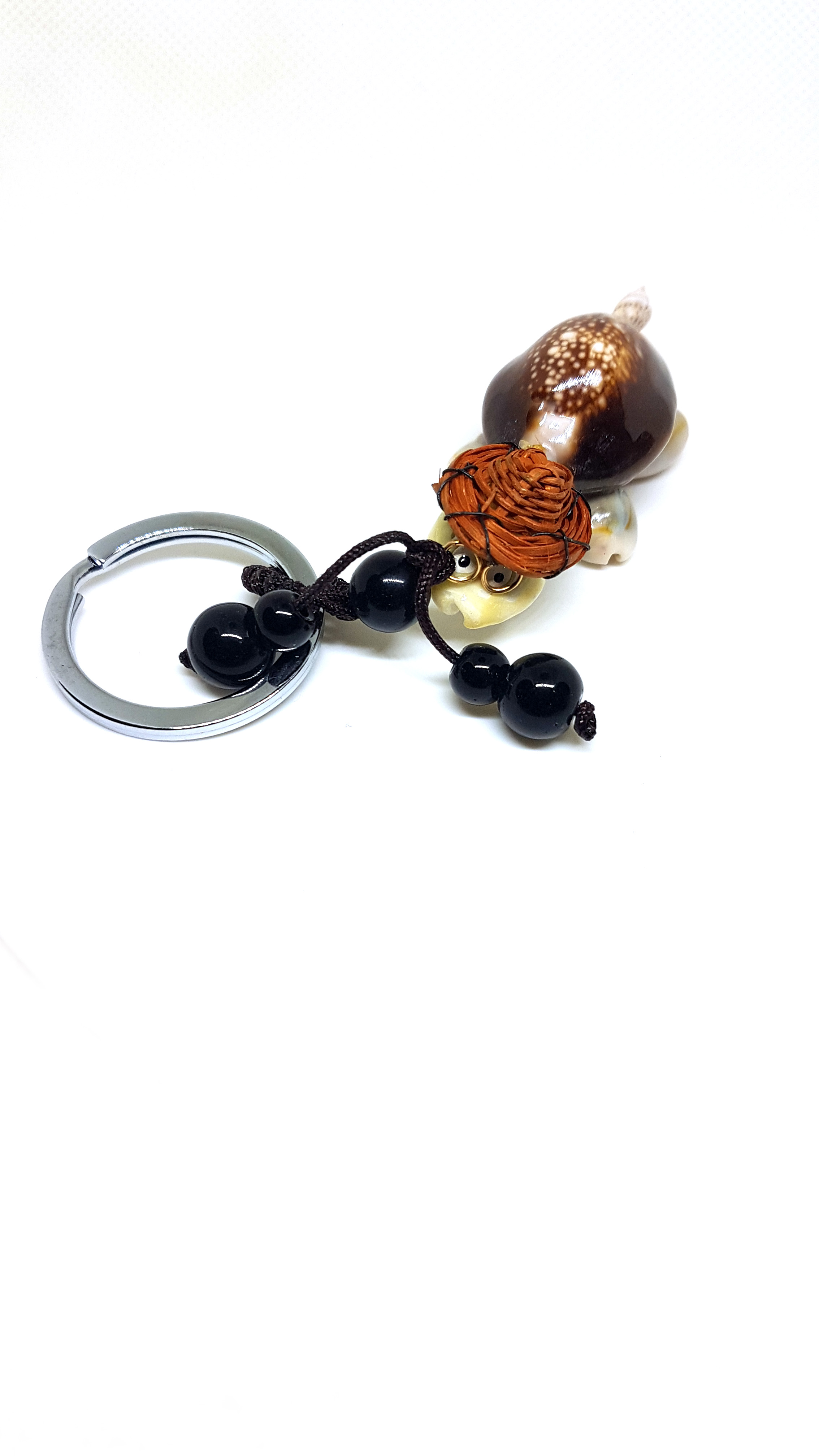 Schildkröte Schlüsselanhänger,Taschenanhänger aus echten Muscheln