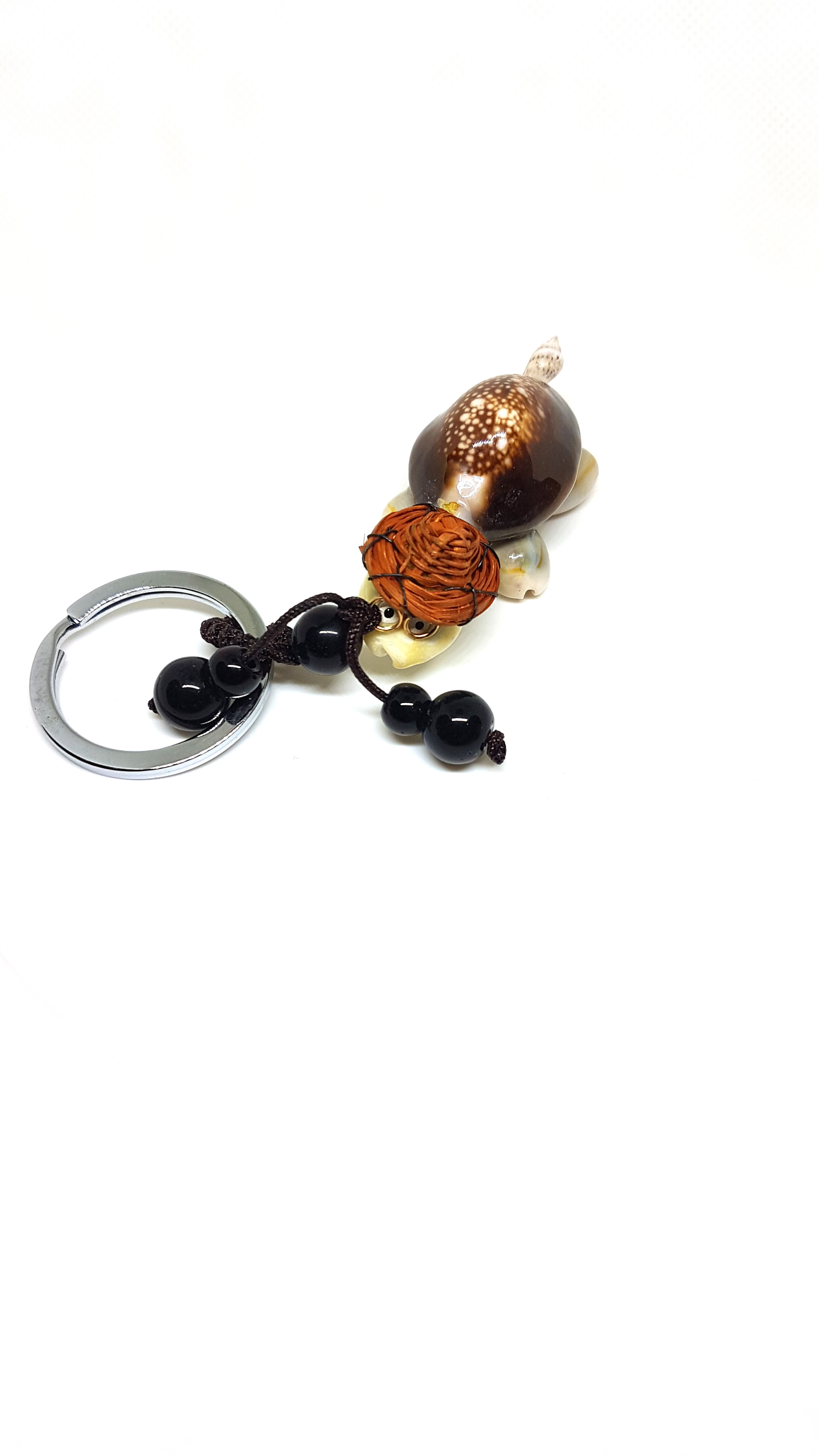 Schildkröte Schlüsselanhänger,Taschenanhänger aus echten Muscheln