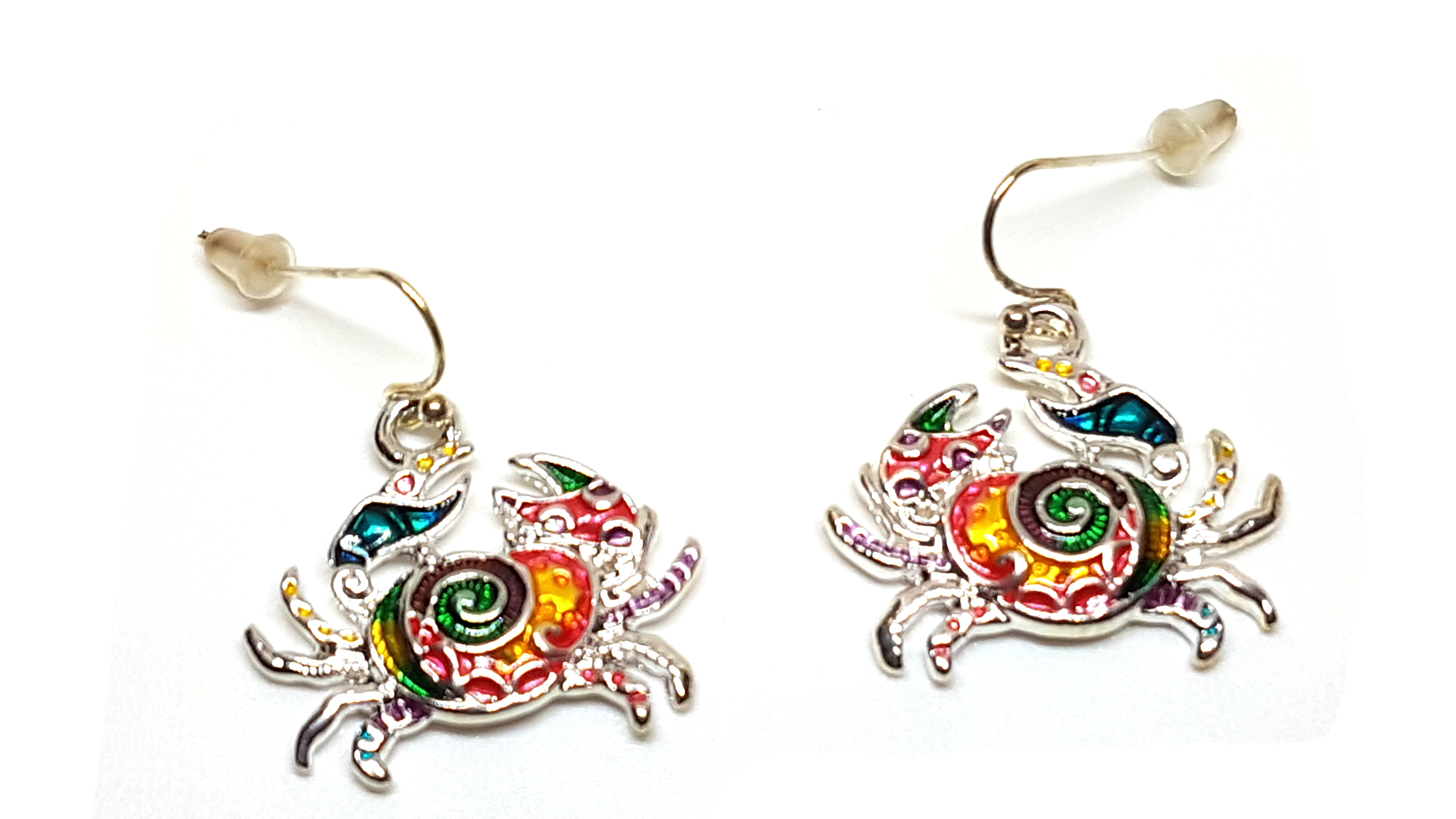 Krebs Schmuckset Anhänger mit Kette und Ohrstecker