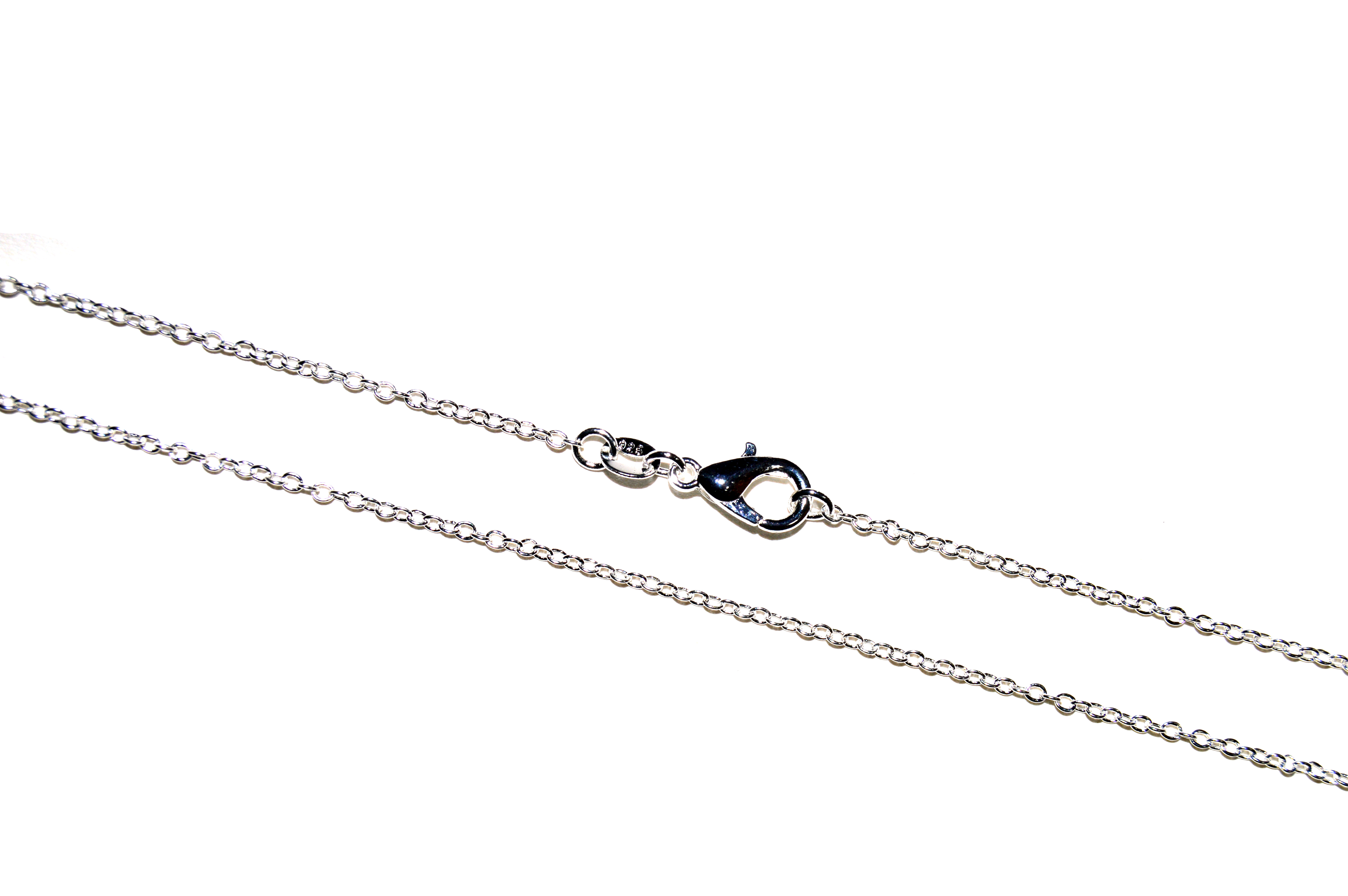 Dackel Anhänger mit Silber Kette 55cm