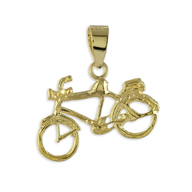 Fahrrad Anhänger aus 333 echt Gold